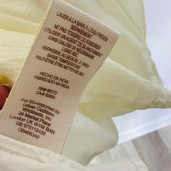 Free People In Dreamland Cutwork Dress in Ivory size 6 - Picture 5 of 11